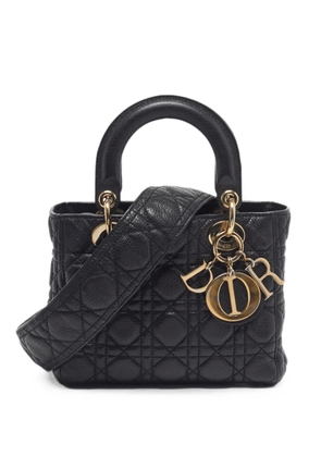 Christian Dior Pre-Owned 2017 small Lady Dior tote bag - Black