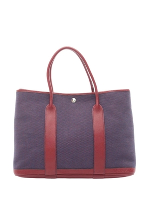 Hermès Pre-Owned 2014 Toile Criss Cross Garden Party 36 tote bag - Blue