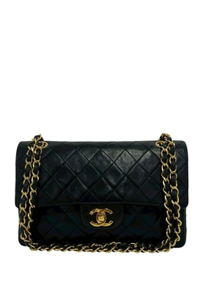 CHANEL Pre-Owned 1986-1988 Medium Classic Lambskin Double Flap shoulder bag - Black