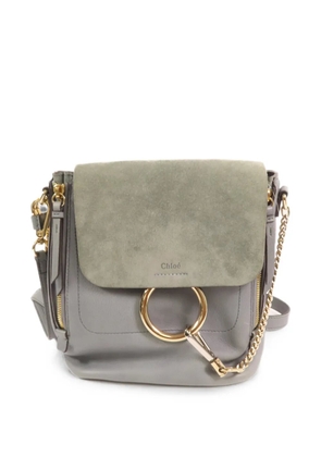Chloé Vintage Faye ring-detail backpack - Blue