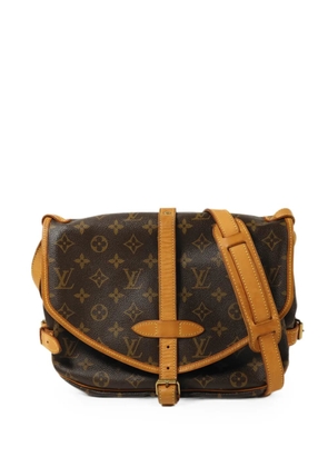 Louis Vuitton Pre-Owned 30 Monogram Saumur shoulder bag - Brown
