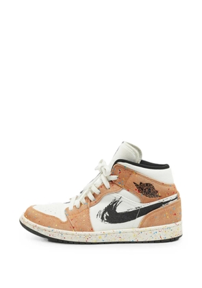 Jordan Air Jordan 1 Mid SE Brushstroke sneakers - White