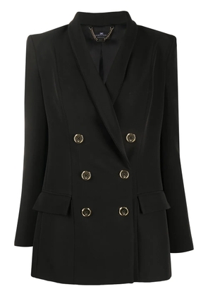 Elisabetta Franchi double-breasted tailored blazer - Black