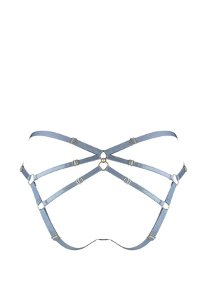 Bordelle Pearl open-back briefs - Blue
