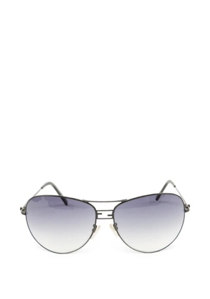 Fendi Pre-Owned 2010s pilot sunglasses - Black