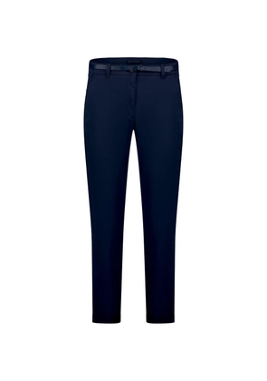 Betty Barclay belted turned-up trousers - Blue