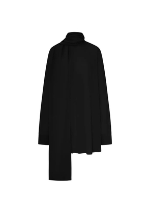 TOTEME draped-scarf blouse - Black
