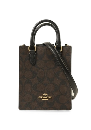Coach Vintage Signature North South mini tote bag - Brown