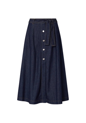 LIU JO long denim skirt - Blue