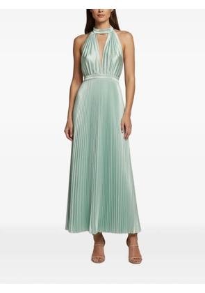 Roksanda plissé-effect maxi dress - Green