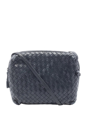 Bottega Veneta Pre-Owned 2012-2026 Nappa Intrecciato Nodini crossbody bag - Blue