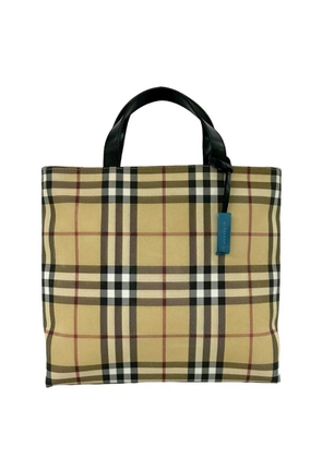 Burberry Pre-Owned 1990-2015 Haymarket Check tote bag - Neutrals
