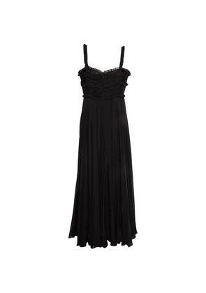 Carolina Herrera Vintage bustier maxi dress - Black