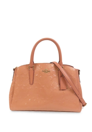 Coach Vintage embossed tote bag - Pink