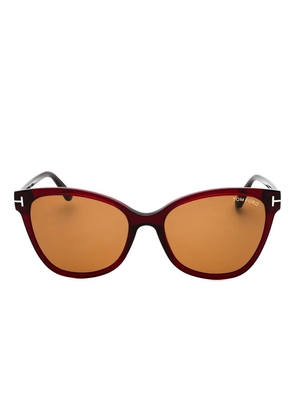 TOM FORD Eyewear cat-eye frame sunglasses - Red