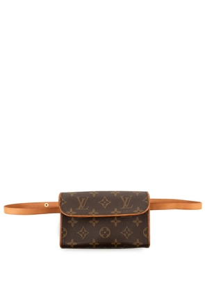Louis Vuitton Pre-Owned 2002 Monogram Pochette Florentine belt bag - Brown