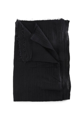 Rick Owens frayed scarf - Black