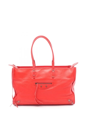 Balenciaga Pre-Owned 2010-2026 Leather Papier tote bag - Red