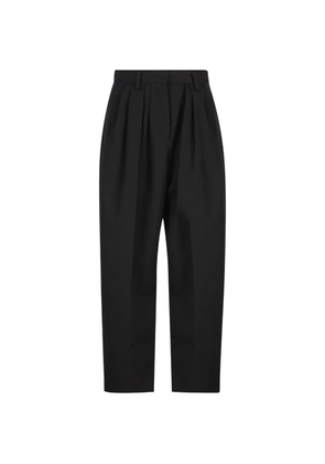 ISABEL MARANT pleated tapered trousers - Black