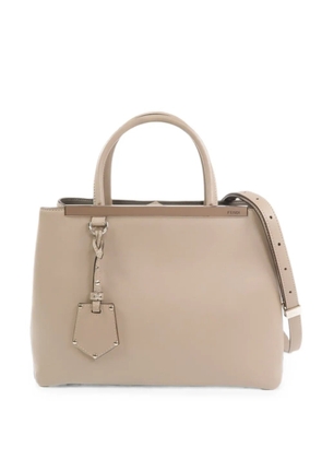 Fendi Pre-Owned small 2 Jours leather shoulder bag - Grey