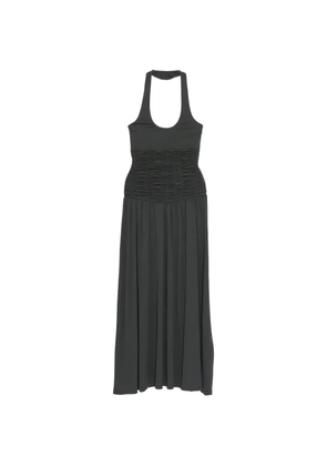 Aya Muse ruched-waist dress - Grey
