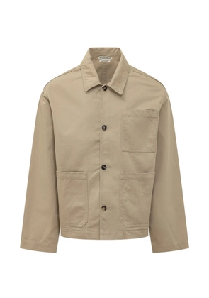 JW Anderson patch-pocket shirt jacket - Neutrals