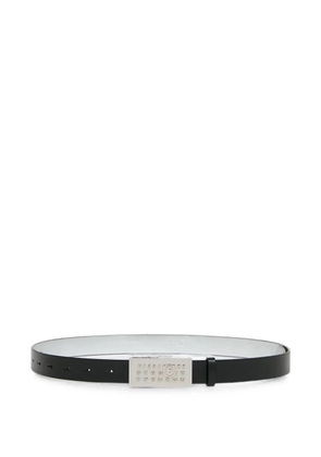 MM6 Maison Margiela plaque-detail belt - Black