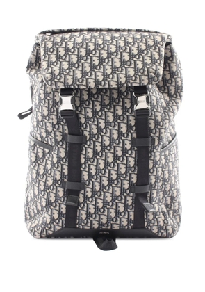 Christian Dior Pre-Owned 2000-2026 Oblique Canvas Explorer backpack - Blue