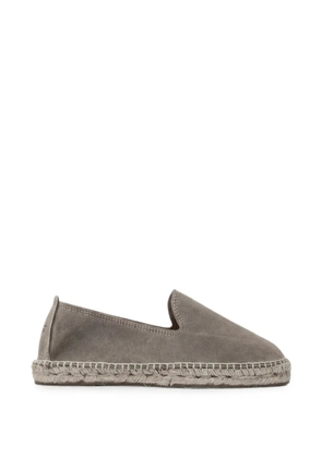 Manebi Hamptons leather espadrilles - Grey