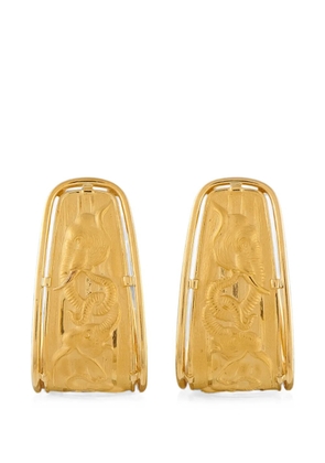 Carrera Y Carrera clip-on earrings - Gold