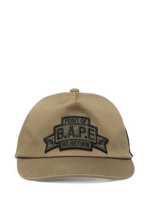 A BATHING APE® logo-patch baseball cap - Green
