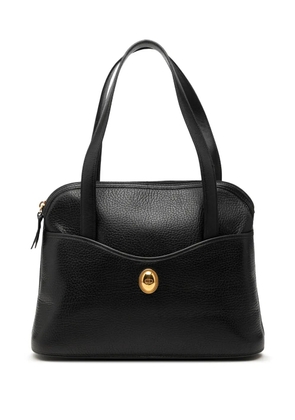 Christian Dior Pre-Owned 20th Century Leather CD Logo handbag - Black