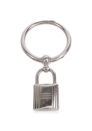 Hermès Pre-Owned padlock-detail scarf ring - Silver