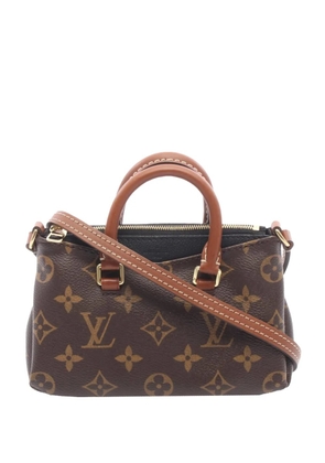 Louis Vuitton Pre-Owned 2015 Monogram Nano Pallas satchel - Brown