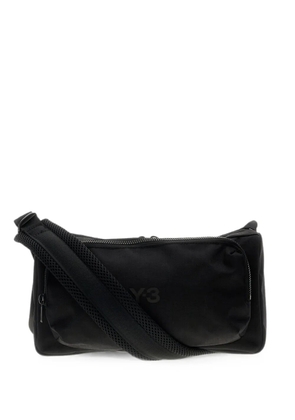 adidas logo-print shoulder bag - Black