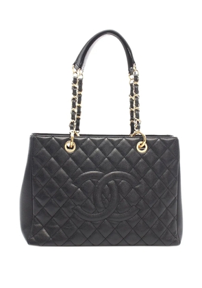 CHANEL Pre-Owned 2009-2010 Caviar Grand Shopping tote bag - Black