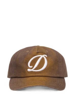 dime Cursive denim cap hat - Brown