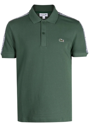 Lacoste logo-patch cotton polo shirt - Green