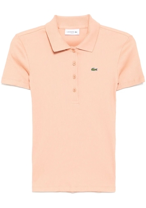Lacoste ribbed polo top - Neutrals
