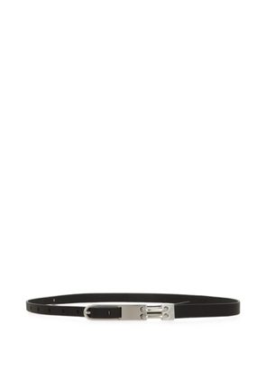 Rick Owens leather buckle-fastening belt - Black