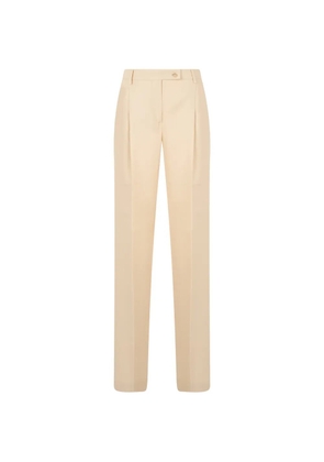 Alberta Ferretti high-waisted pleated trousers - Neutrals