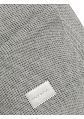 Michael Michael Kors ribbed-knit scarf - Grey