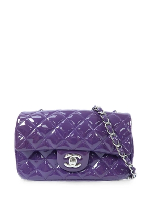 CHANEL Pre-Owned CC turn-lock leather shoulder bag - Purple