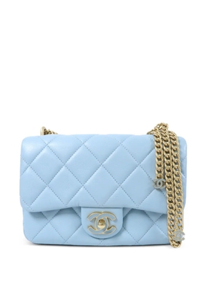 CHANEL Pre-Owned quilted CC turn-lock shoulder bag - Blue