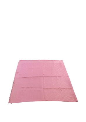 Louis Vuitton Pre-Owned Monogram frayed scarf - Pink