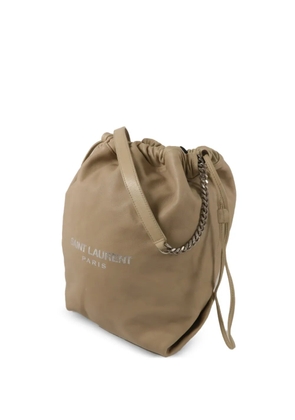 Saint Laurent Pre-Owned Teddy chain-link shoulder bag - Neutrals