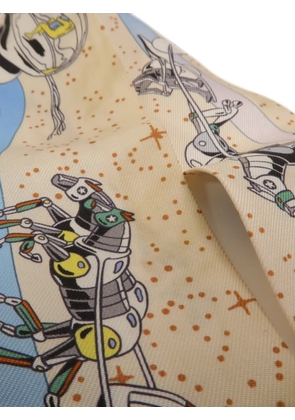 Hermès Pre-Owned Twilly ribbon scarf - Neutrals