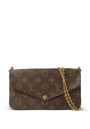 Louis Vuitton Pre-Owned Felicie Pochette Monogram canvas shoulder bag - Brown