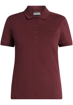 Lacoste piqué-weave polo shirt - Red