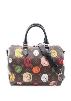 Louis Vuitton Pre-Owned x Fornasetti 2021 25 Speedy Bandoulière two-way handbag - Brown
